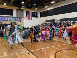 picture of powwow dancers